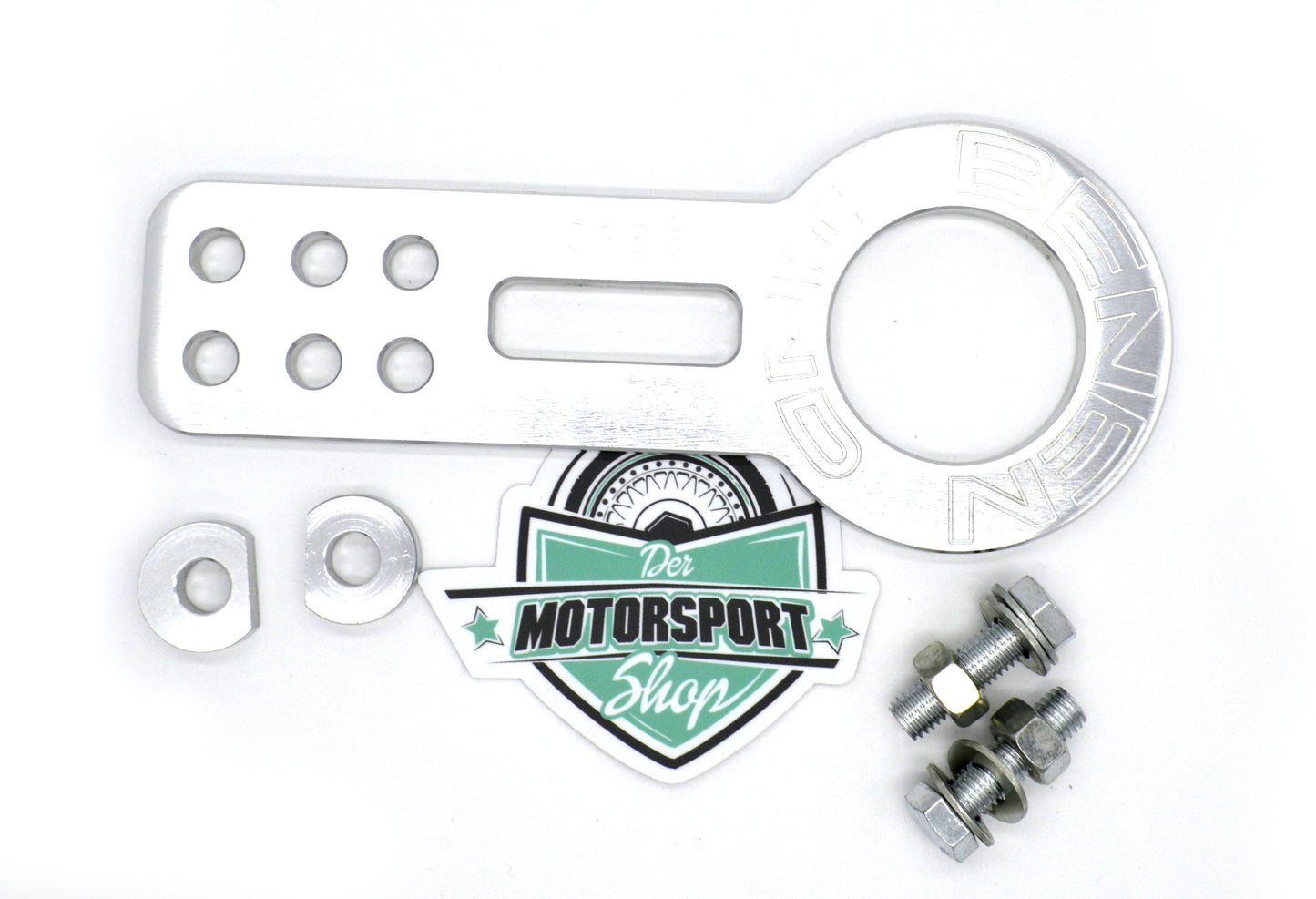 Aluminium Tow Hook eloxiert gerade