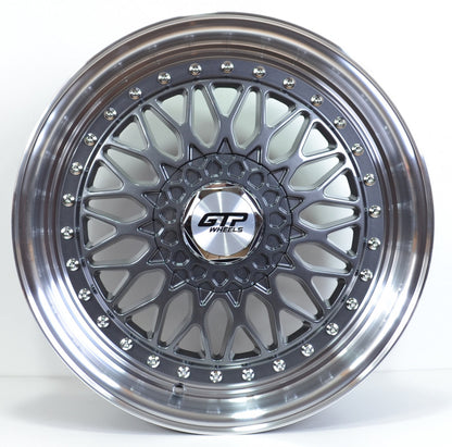 GTP 072 Alufelgen – 17 Zoll | 7,5×17 & 8,5×17 | 4×100 & 4×108 | Gunmetal / Titanium