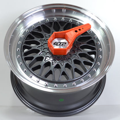 GTP 072 Alufelgen – 17 Zoll | 7,5×17 & 8,5×17 | 4×100 & 4×108 | Gunmetal / Titanium