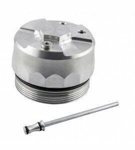 Aluminium Ölfilter Deckel mit 3 Sensoranschlüssen