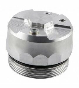 Aluminium Ölfilter Deckel mit 3 Sensoranschlüssen
