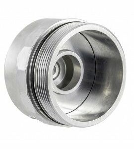 Aluminium Ölfilter Deckel mit 3 Sensoranschlüssen