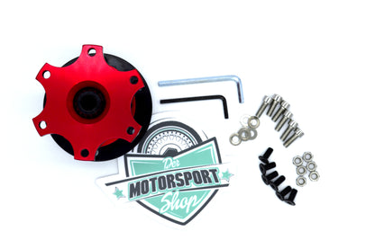 Snap-Off / Quick-Release Lenkradnabe – Aluminium, verschiedene Farben